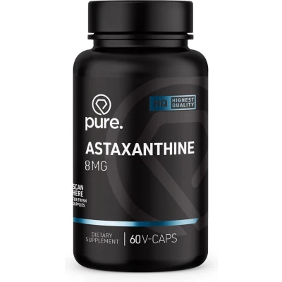 Afbeelding van PURE Astaxanthine 8mg 60v capsules