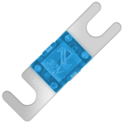 Afbeelding van 4 stuks SeKi Mini ANL zekering 60A; voor auto vrachtwagen motorfiets boot HiFi; platte