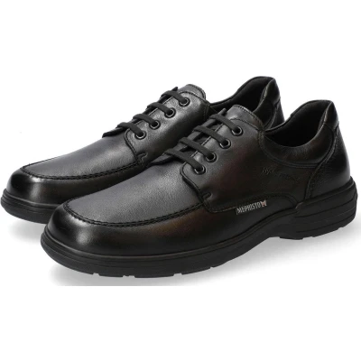 Afbeelding van Mephisto Douk heren veterschoen zwart maat 40.5 (EU) 7 (UK)