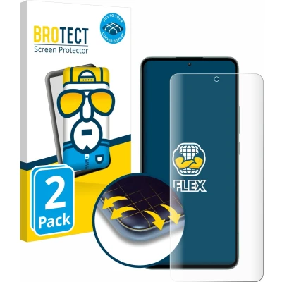 Afbeelding van BROTECT Screenprotector voor Xiaomi 13T Folie Beschermfolie transparant volledig dekking (2 Stuks)