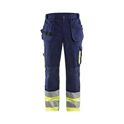 Afbeelding van Blaklader Werkbroek High Vis 1529 1860 Marine/High Geel D92