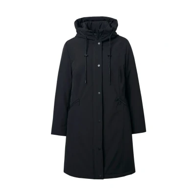 Afbeelding van Ulla Popken Hyprar Triple Function Regenjas, Dames, Maat: 42/44, Black