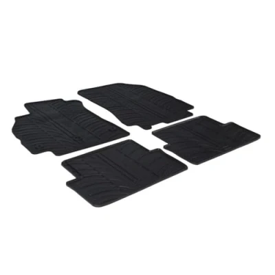 Afbeelding van Gledring Rubbermatten passend voor Renault Fluence 2011 (T profiel 4 delig + montageclips)