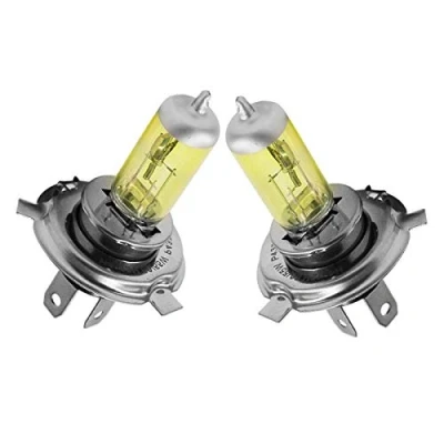 Afbeelding van Hallenwerk AQUA VISION H4 60/55W P43t 12V halogeen autolampen lampen 3000k geel dimlicht grootlicht extra koplampen mistlampen