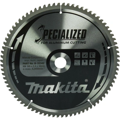 Afbeelding van Makita Zaagblad Alu 305X30x2,4 80T 5G B 33342
