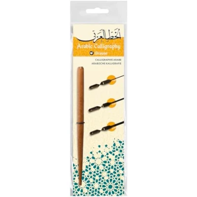 Afbeelding van Brause 17003B zak 1 PP en 3 Arabische calli veren (1/2/3 mm)