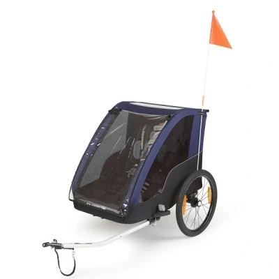 Afbeelding van Polisport Kindertrailer zonder wandelkit grijs/blauw