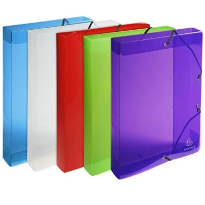 Afbeelding van Exacompta 59610E 8x Bte Clas. PP D40 CRYSTAL COLOURS