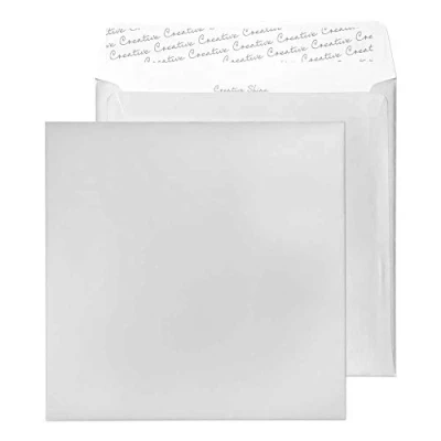 Afbeelding van Blake Creative Shine 512 vierkante veilige enveloppen zelfklevend zilver metallic 220 x mm 130 g/m² 250 stuks