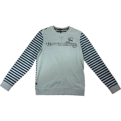 Afbeelding van Pme Legend PTS195506 HIG Trui Mannen Grijs/Blauw Maat M
