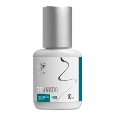 Afbeelding van LOVELY Wimperlijm TORNADO ultrasnelle lijm, Droogtijd: DIRECT 8 weken hechtkracht, zeer duurzaam voor professionele wimperverlenging, Lash Extension Glue 10ml, Zwart
