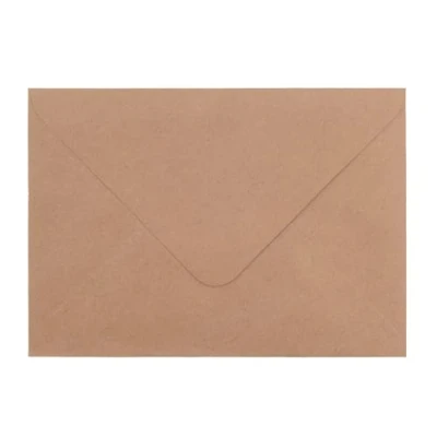 Afbeelding van Florence enveloppen 16,2 x 11,4 cm, kraftpapier, 100 stuks, 120 g/m², zelfklevende voor bruiloftsfeest, ansichtkaarten, uitnodigingen, wenskaarten