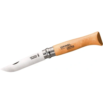 Afbeelding van Opinel No.8 Zakmes Carbonstaal Hout Blister