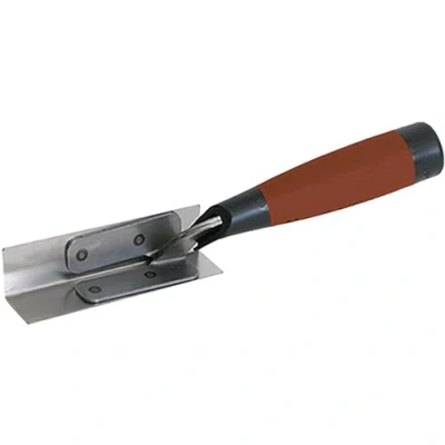 Afbeelding van Marshalltown binnentroffel met DuraSoft handvat, roestvrij staal, voor gipskarton en pleisterwerk, troffelmaat: 108x38 mm