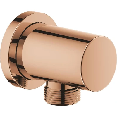Afbeelding van Grohe rainshower wandaansluitbocht met een ronde rozet kleur warm sunset 27057da0