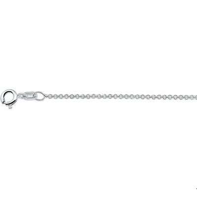 Afbeelding van Zilveren Collier anker rond 1 1018837 60 cm