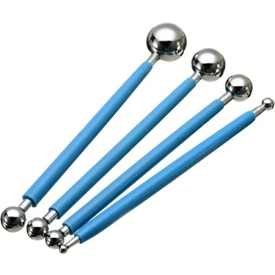 Afbeelding van Modelleergereedschap Clay Sculpting Tool Set, Polymeer Modelleermassa Beeldhouwhouwgereedschap Punteren Gereedschap Ball Grip Voor Keramiek Sculpture Kit DIY Modelbouw, Keramiek, Sculpturen, Knutselen