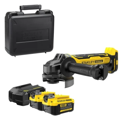 Afbeelding van Stanley FatMax Accu Haakse Slijper V20 SFMCG700M2K Brushless 125mm