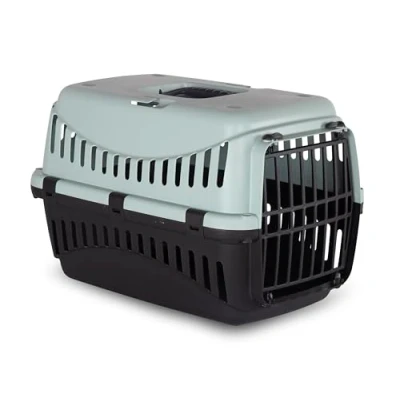 Afbeelding van MP Bergamo Transportmand Gipsy 50 deur van kunststof voor katten, 5 kg, kleur: Eco Ice
