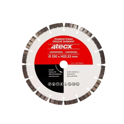 Afbeelding van 4Tecx Diamantzaagblad Univ. Turbo 115X22mm Gel. Arm