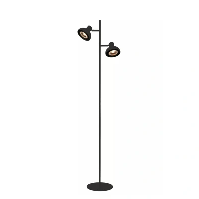 Afbeelding van Lucide SENSAS Vloerlamp 2xGU10 Zwart