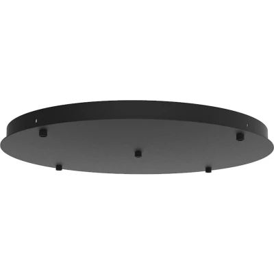 Afbeelding van Ylumen plafondplaat Ã ̃ 5 lichts 50 x3.5 cm zwart