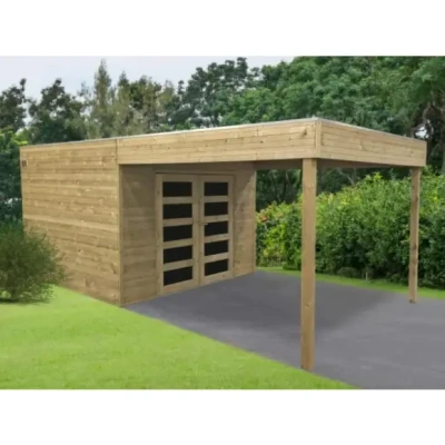 Afbeelding van Solid Superia Tuinhuis Matera Geïmpregneerd 298,8x290,8x287cm