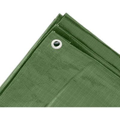 Afbeelding van Hoge kwaliteit afdekzeil / dekzeil groen 4 x 5 meter Afdekzeilen