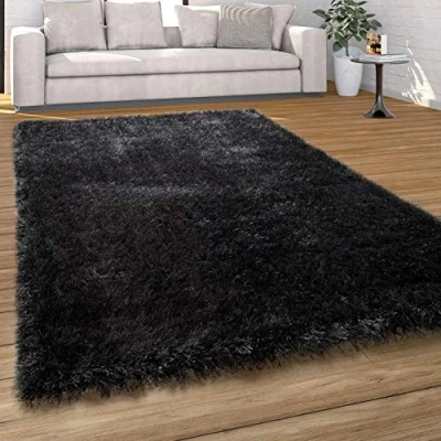 Afbeelding van Paco Home Hoogpolig Vloerkleed Woonkamer Shaggy Eenkleurig Zacht Modern 120x170 cm