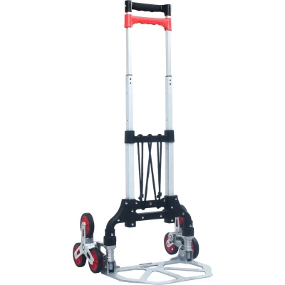 Afbeelding van VidaXL Traptrolley inklapbaar 70 kg aluminium zilverkleurig