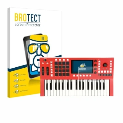 Afbeelding van BROTECT Screenprotector voor Akai Professional MPC Key 37 Folie Beschermfolie Beschermglas transparant