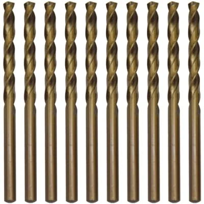 Afbeelding van CEEYSEE 10 stuks 5 mm HSS kobalt boorset M35 metaalboor, spiraalboor, boor voor boren in roestvrij staal, metaal, gietijzer en harde kunststoffen (5 mm)