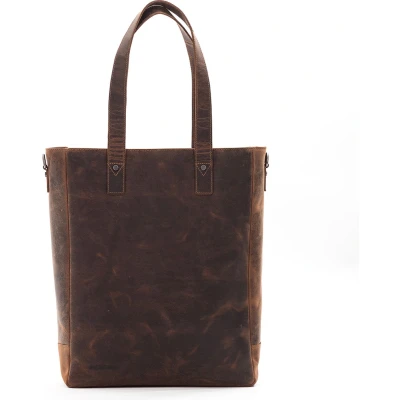 Afbeelding van Plevier Retro Jackson Shopper bruin Laptoptas