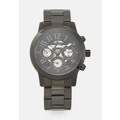 Afbeelding van Guess Parker Horloge, Heren, Maat: One Size, Black sunray/black