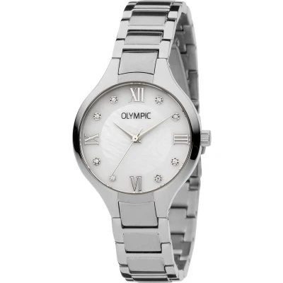 Afbeelding van Olympic OL88DSS014 Capri Horloge Staal Zilverkleurig 32mm