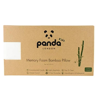 Afbeelding van Panda Kids Memory Foam Bamboe Kussen (peuter)