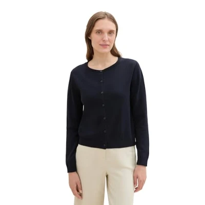 Afbeelding van TOM TAILOR Cardigan voor dames, 10668 Sky Captain Blue, L