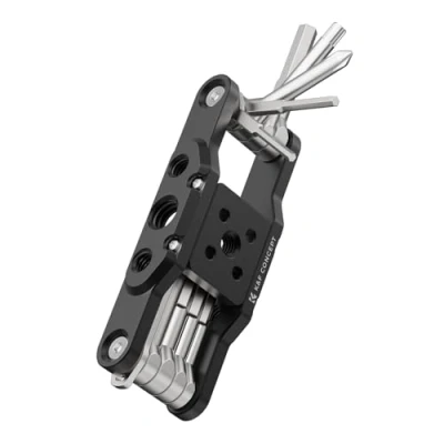 Afbeelding van K&amp;F Concept 10 in 1 multitool voor camera, met schroevendraaier en moersleutel, opvouwbaar gereedschapsset, camera gereedschapsset fotografen, universele schroevendraaierset