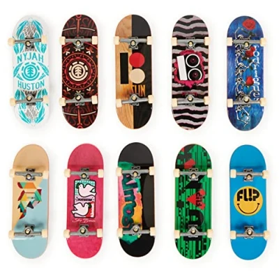 Afbeelding van Tech Deck, DLX Pro 10 stuks verzamelbare toets, voor skateliefhebbers vanaf 6 jaar (alleen beschikbaar op Amazon)