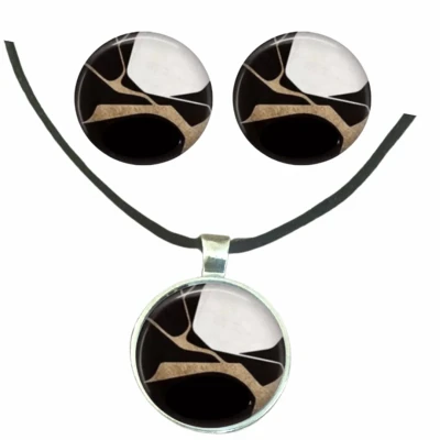 Afbeelding van 2 Delig Clip Oorbellen Ketting Sharon Charme Bijoux