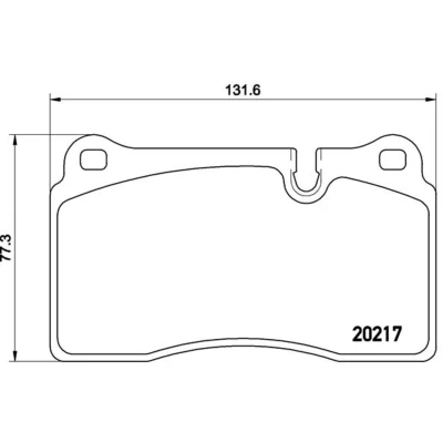 Afbeelding van Brembo Remblokset P 44 018