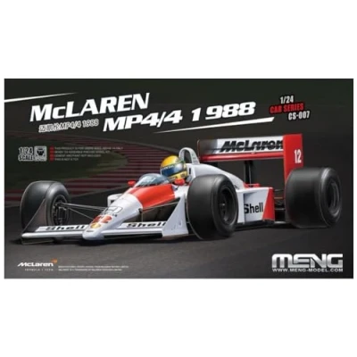Afbeelding van 1:24 MENG CS007 McLaren MP4/4 1988 Formula 1 Race Wagen Plastic Modelbouwpakket