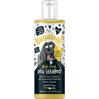 Afbeelding van Bugalugs Medi Fresh Anti Jeuk Honden Shampoo Met Tea Tree Vegan 250ML