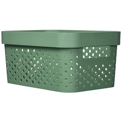 Afbeelding van Curver Infinity Dots Opbergbox 4,5L Groen 100% Recycled