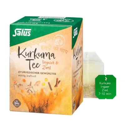 Afbeelding van Salus kurkuma thee gember &amp; kaneel bio 15 filterzakken (0,03 kg)
