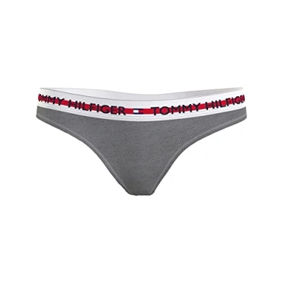 Afbeelding van Tommy Hilfiger dames Nature Tech string (1 pack) grijs melange Mid Grey Heather