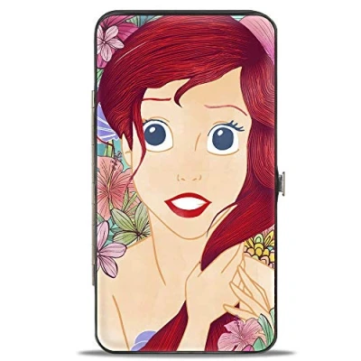 Afbeelding van Buckle Down Damesportemonnee, Arielle zeemeermin, 10 x cm, zeemeermin