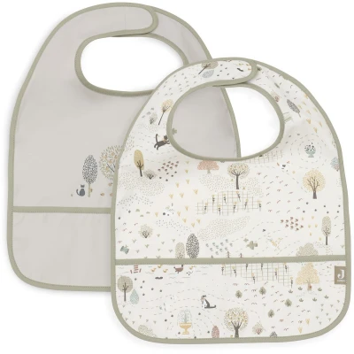 Afbeelding van Jollein Slab Waterproof Tiny Park 2 Stuks Multicolor