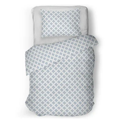 Afbeelding van Snoozing Chantal Dekbedovertrek Eenpersoons 140x200/220 cm Blue