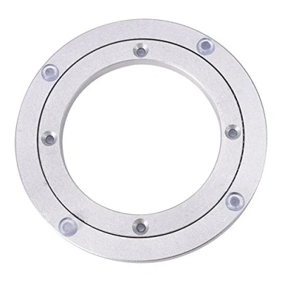 Afbeelding van Lazy Susan Bearing Table Swivel Plate, Aluminium Draaitafel Lagers Ronde Roterende voor Eettafel. (8&quot;)